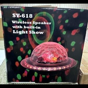 Bluetooth spaceship disco light